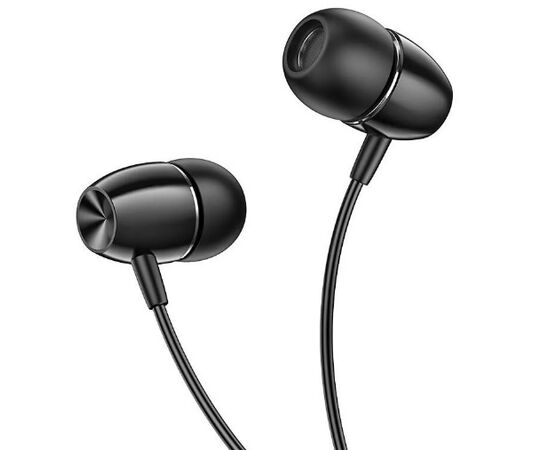  Наушники вкладыши AUX разъём с МК длина 1.2м Borofone BM57 (Black) 