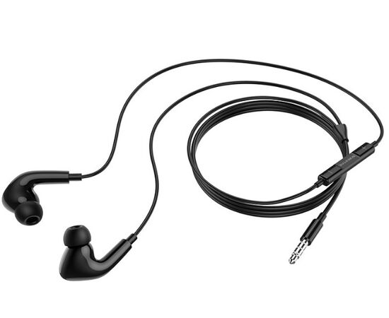  Наушники вкладыши AUX разъём с МК длина 1.2м Borofone BM57 (Black) 