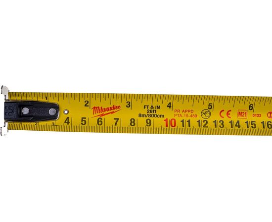  Рулетка Milwaukee Premium Magnetic Gen III (4932464603) 8м 