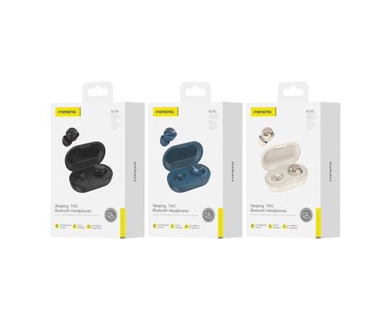  Беспроводные Bluetooth-наушники Foneng BL153 Comfortable Side-Sleeping (Black) 