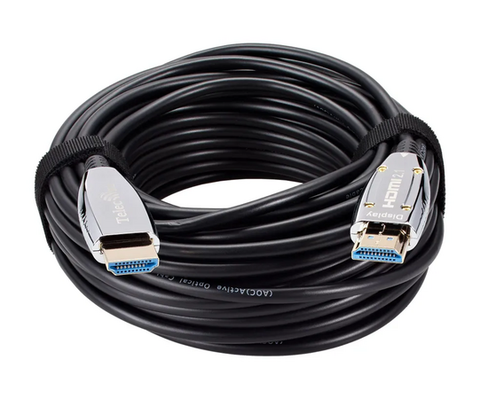  Активный оптический кабель HDMI 19M/M,ver. 2.1, 8K@60 Hz 15m Telecom  (1/20) 