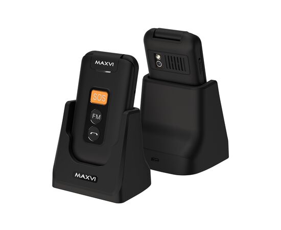  Мобильный телефон MAXVI E5 up Black 