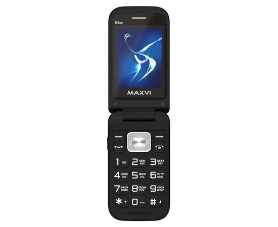  Мобильный телефон MAXVI E5 up Black 