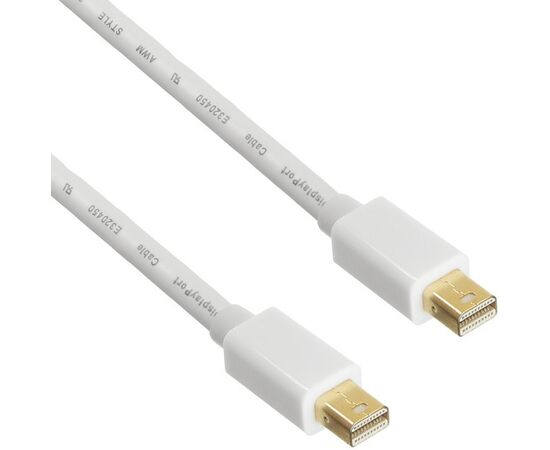  Кабель аудио-видео Buro 1.2v miniDisplayport (m)/miniDisplayport (m) 2м. Позолоченные контакты белый (BHP MDPP-2) 