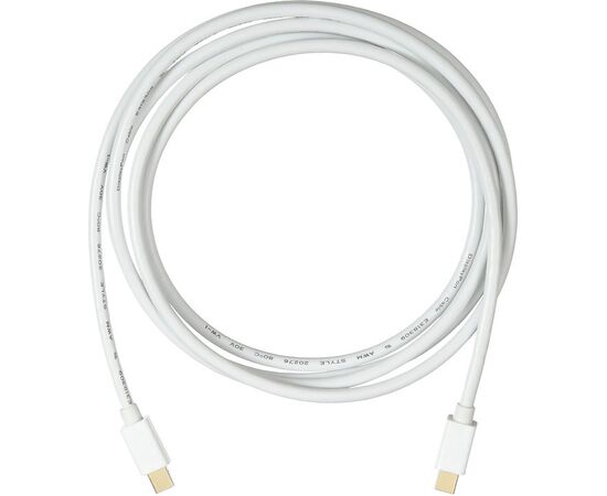  Кабель аудио-видео Buro 1.2v miniDisplayport (m)/miniDisplayport (m) 2м. Позолоченные контакты белый (BHP MDPP-2) 
