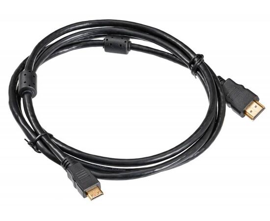  Кабель аудио-видео Buro HDMI 1.4 HDMI (m)/Mini HDMI (m) 1.8м. феррит.кольца Позолоченные контакты черный (MINIHDMI-1.8M) 