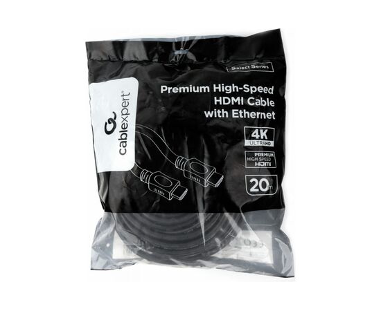  Кабель Cablexpert CC-HDMI4L-20M Light (19439) HDMI v2.0 19M/19M 20м черный 