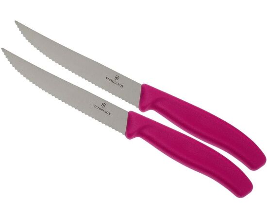  Набор ножей кухонных Victorinox Swiss Classic (6.7936.12L5B) компл.:2шт розовый блистер 