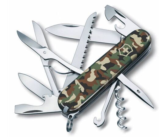  Нож перочинный Victorinox Huntsman (1.3713.94) 91мм 15функций камуфляж карт.коробка 
