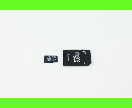  Карта памяти Aspor microSDHC 64GB Class10 UHS-3 + adapter нс 