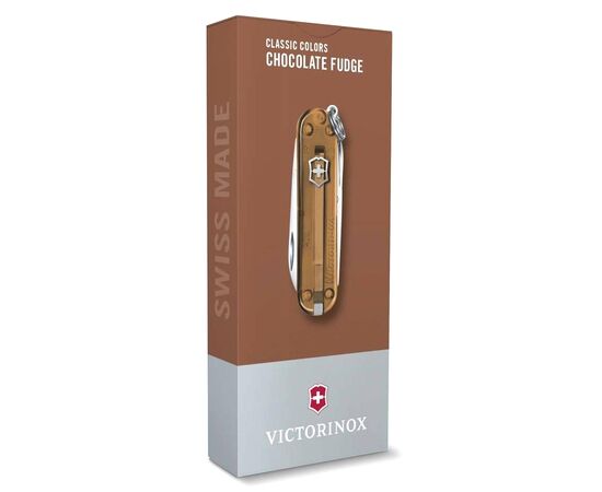  Нож перочинный Victorinox Classic Chocolate Fugde (0.6223.T55G) 58мм 7функц. карт.коробка 