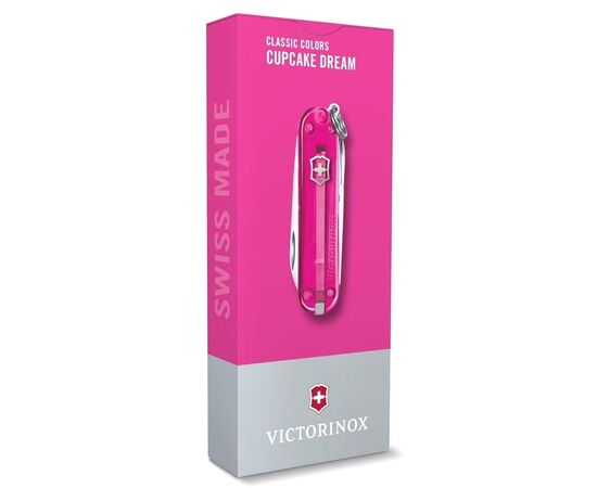  Нож перочинный Victorinox Classic Cupcake Dream (0.6223.T5G) 58мм 7функц. карт.коробка 