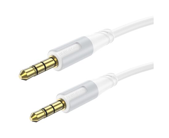  Аудиокабель BOROFONE BL19 AUX Jack 3.5 (m) - Jack 3,5 (m), 1 м, белый 