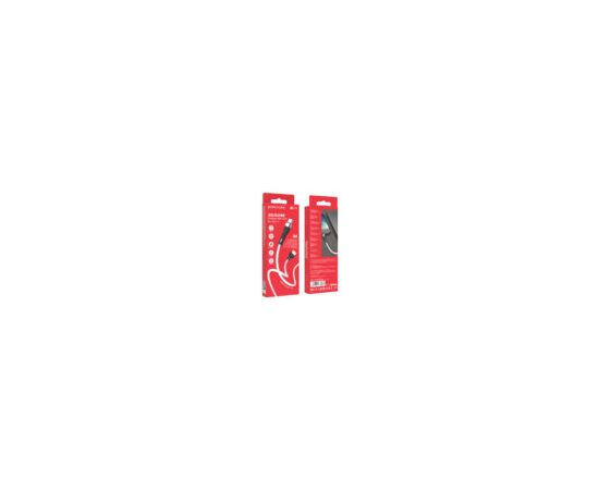 Кабель USB - 8 pin Borofone BX46 Rush, 1.0м, круглый, 2.4A, силикон, цвет: чёрный(1/360) 