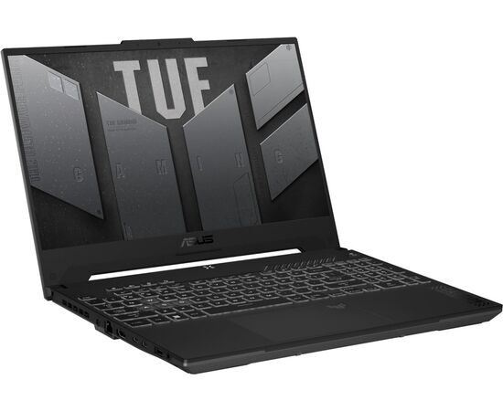  Ноутбук ASUS FX507VU-LP150 (90NR0CJ7-M00B10) 15.6"/FHD/IPS/250N/144Hz/i7-13620H/16GB/SSD512GB/RTX 4050 6GB/Backlit/DOS/Mecha Gray 