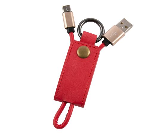  Кабель-брелок MB Mobility USB – Type-C, 25 см, красный 