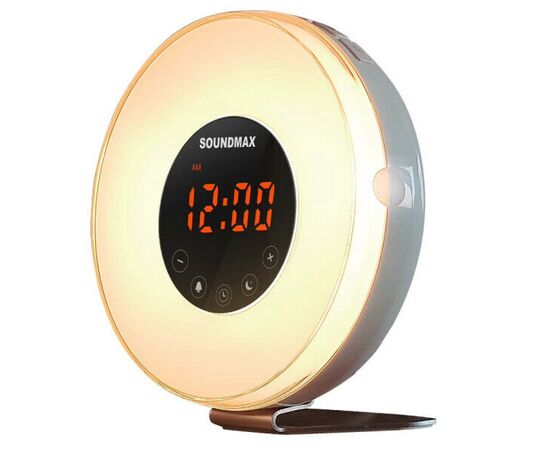  Радиочасы Soundmax SM-1596 белый 