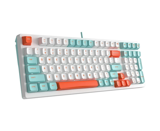  Клавиатура A4Tech Fstyler FS300 механическая черный/серый USB for gamer LED (FS300 PANDA ROCK) 