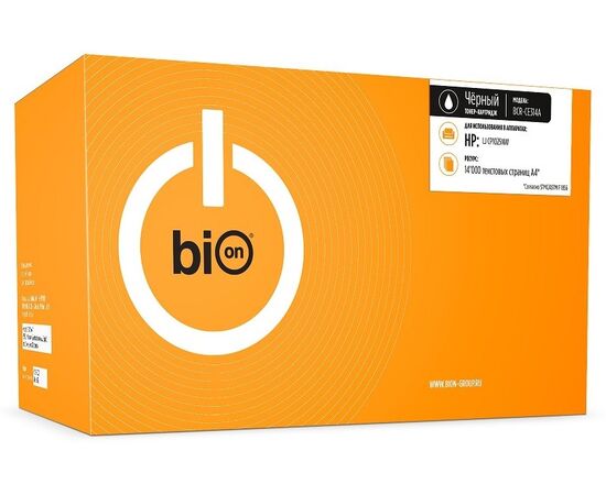  Драм-картридж Bion BCR-CE314A для HP LaserJet CP1012 Pro/CP1025 Pro; Canon LBP7010C/LBP7018C/MFP175nw (14000 стр.) с чипом 