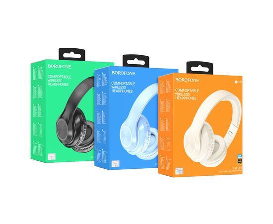  Bluetooth-наушники полноразмерные Bluetooth 5.3 200mah Borofone BO24 Gratified (Black) 
