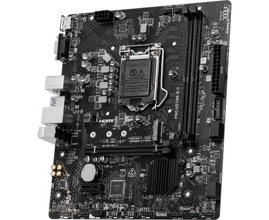  MB s1200 MSI Pro H510M-B II  2*DDR4, 1*PCIEx16, 1*PCIEx1, 1*M.2, 4*USB3.2Gen1, 8*USB2.0, 4*SATA3.0, 1G, VGA, HDMI, M-ATX, RTL 