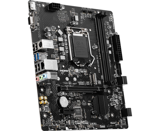  MB s1200 MSI Pro H510M-B II  2*DDR4, 1*PCIEx16, 1*PCIEx1, 1*M.2, 4*USB3.2Gen1, 8*USB2.0, 4*SATA3.0, 1G, VGA, HDMI, M-ATX, RTL 
