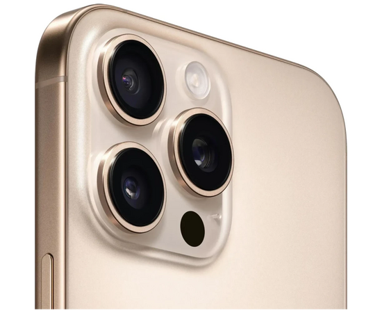  Смартфон Apple iPhone 16 Pro Max MYWN3J/A 512Gb бежевый титан 3G 4G 1Sim 6.9" iOS 18 802.11 a/b/g/n/ac/ax/be NFC GPS 