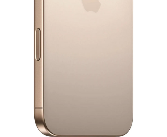  Смартфон Apple iPhone 16 Pro Max MYWN3J/A 512Gb бежевый титан 3G 4G 1Sim 6.9" iOS 18 802.11 a/b/g/n/ac/ax/be NFC GPS 