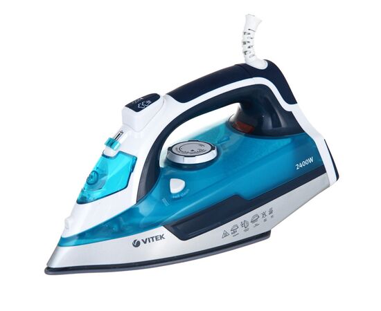  Утюг Vitek VT-1266 2400Вт бирюзовый/белый 