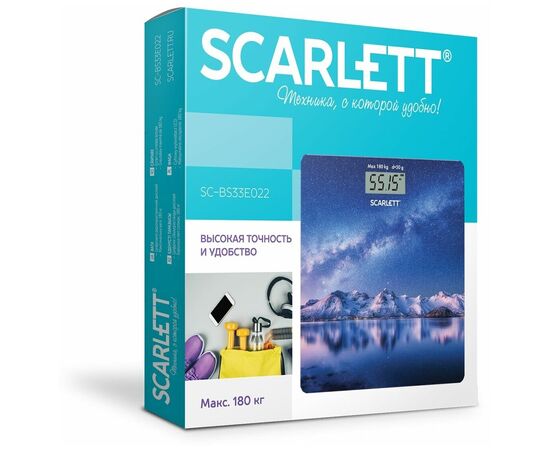  Весы напольные Scarlett SC-BS33E022 звездное небо 