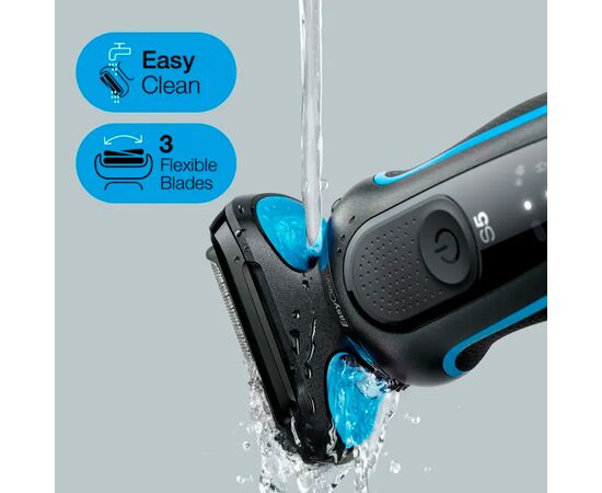  Бритва сетчатая Braun 51-B4650cs синий/черный 