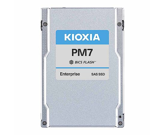  SSD KIOXIA PM7-R KPM7VRUG7T68, 7680GB, 2.5" 15mm, SAS 24G, TLC, R/W 4200/4100 MB/s, IOPs 720K/175K, TB 