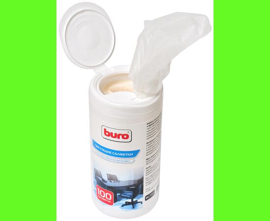  Салфетки Buro BU-Tsurface для поверхностей туба 100шт влажных 