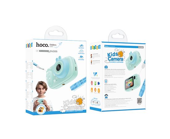  Детская камера HOCO DV205 Dual (blue) 