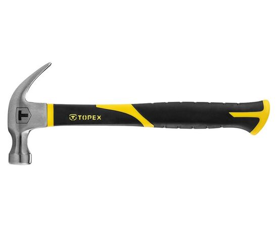  Молоток столярный TOPEX 02A850 450 г ручка из стекловолокна 