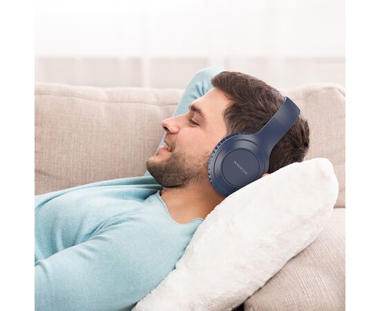  Беспроводные наушники накладные BOROFONE BO20 Player, Bluetooth, синий 