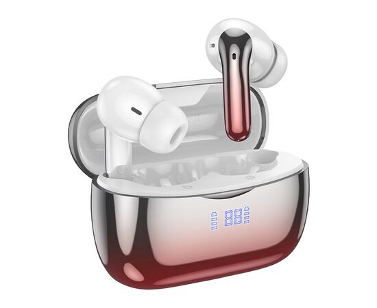  Беспроводные Bluetooth-наушники Hoco TWS EQ16 Shine ANC+ENC (red) (229413) 