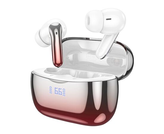  Беспроводные Bluetooth-наушники Hoco TWS EQ16 Shine ANC+ENC (red) (229413) 