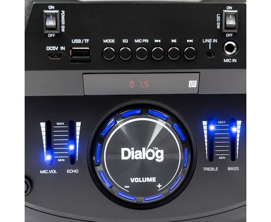  Портативная акустика напольная Dialog Oscar AO-20, микрофон BT (black) (118956) 