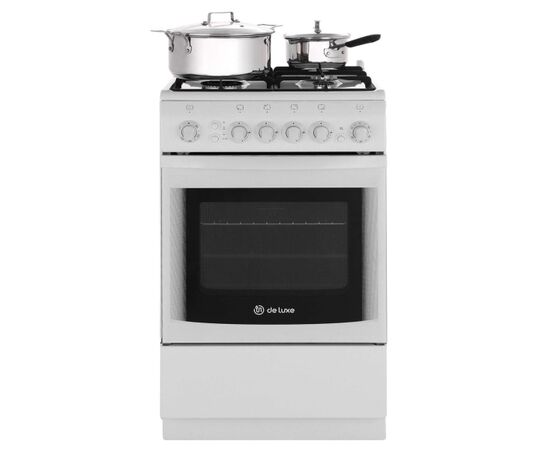  Плита De Luxe 5040.40ГЭ (кр) ЧР белый 