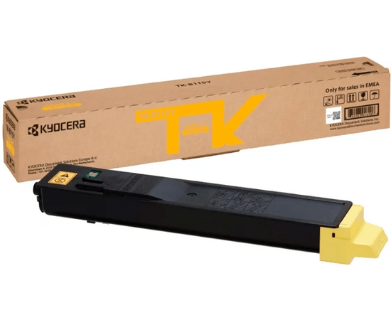  Тонер-картридж Kyocera 1T02P3ANL0 TK-8115Y 6 000 стр. Yellow для M8124cidn/M8130cidn 