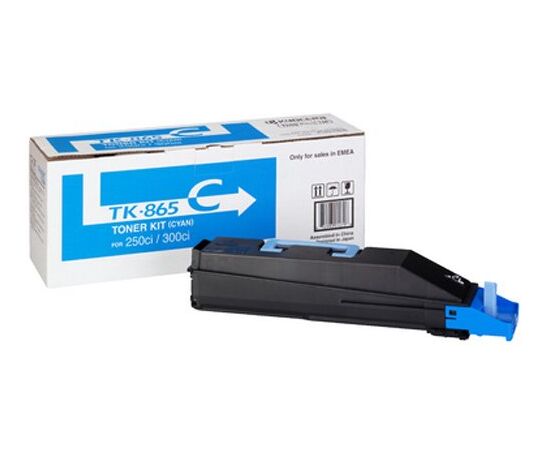  Тонер-картридж TK-865C 12 000 стр. Cyan для TASKalfa 250ci/300ci 