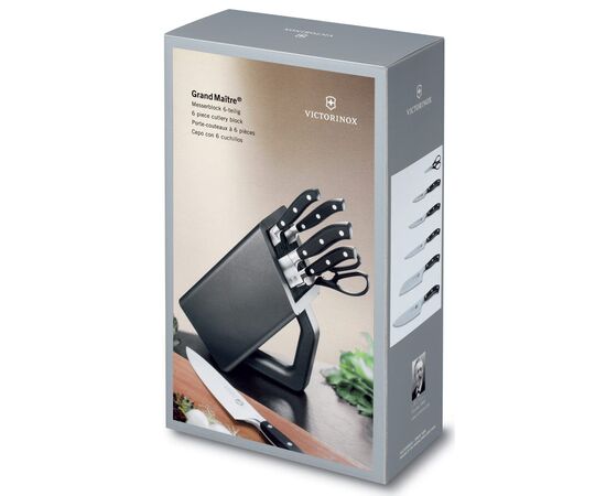  Набор ножей Victorinox Forged Cutlery Block (7.7243.6) черный 