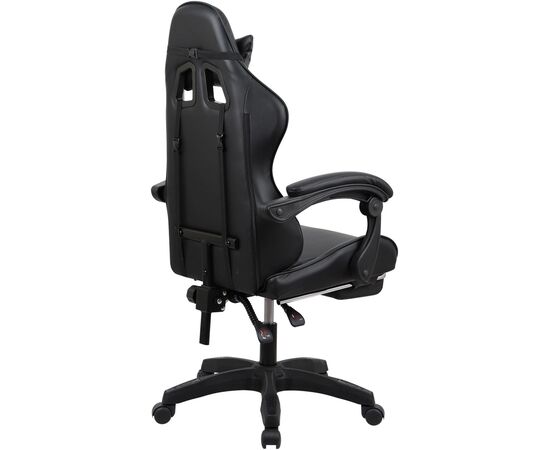  Кресло игровое OKLICK Camper 2006678 черный сиденье черный искусст.кожа/сетка с подголов. крестов. пластик черный подст.для ног 
