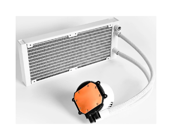  СВО Valkyrie Jarn 240 ARGB White (HW C240W) / 2x120mm ARGB fans, 700-1850RPM, 75CFM, 34dBA, 250W TDP 