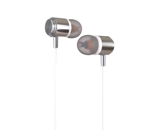  Наушники вакуумные AUX разъём с МК без рег.громкости длина 1.2м More choice G51 (White) 