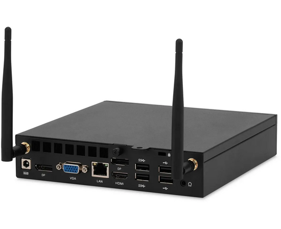  ПК Мини IRU 310H6ITF (1975183) i5 12400T (1.8) 8Gb SSD256Gb UHDG 730 Windows 11 Professional GbitEth WiFi BT черный 