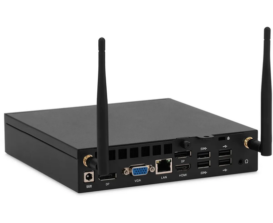  ПК Мини IRU 310H6ITF (1975183) i5 12400T (1.8) 8Gb SSD256Gb UHDG 730 Windows 11 Professional GbitEth WiFi BT черный 