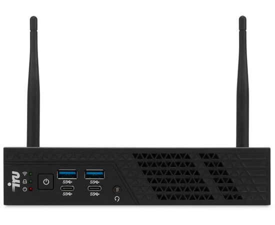  ПК Мини IRU 310H6ITF (1975183) i5 12400T (1.8) 8Gb SSD256Gb UHDG 730 Windows 11 Professional GbitEth WiFi BT черный 