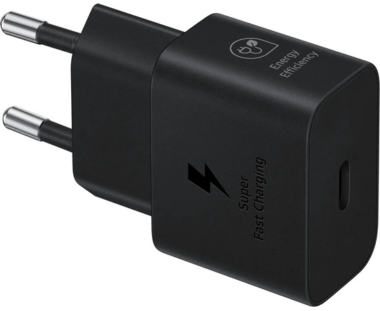  СЗУ Samsung 25W PD USB-C Adapter 2 Pin (T2510NBE-2PIN) Black 